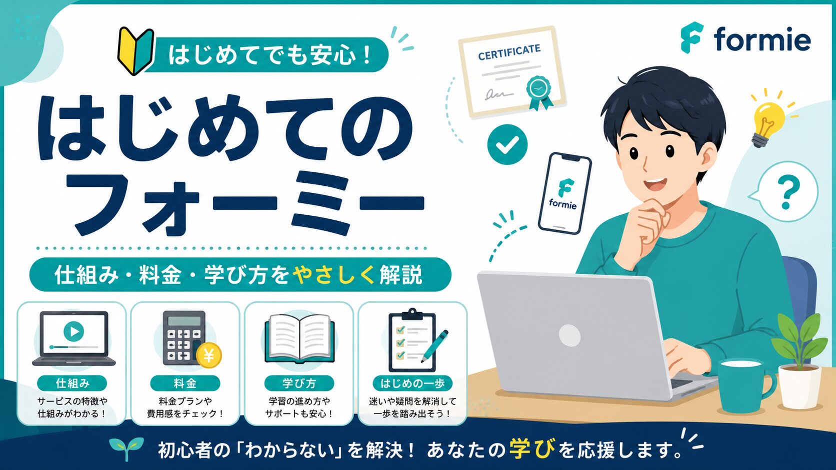 はじめてのフォーミーカテゴリページ用アイキャッチ画像