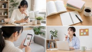 フォーミーの民間資格とユーキャンの国家資格を比較する日本人受講者