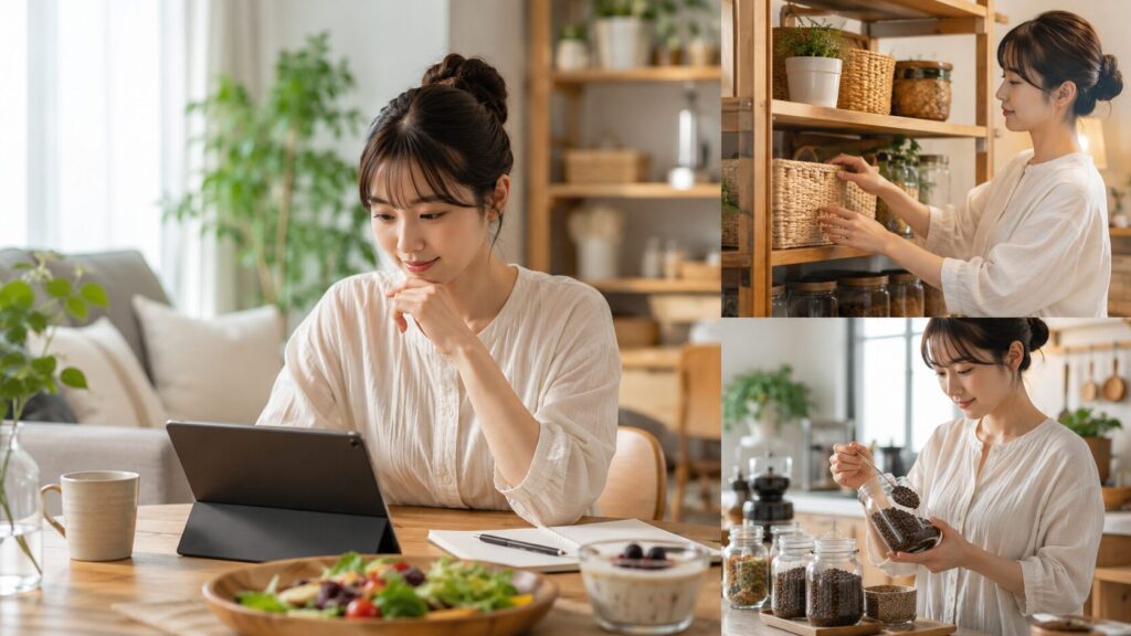 フォーミーで学んだ収納や食の知識を日常生活に活かす日本人女性