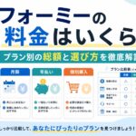 フォーミーの料金や金額を解説した記事